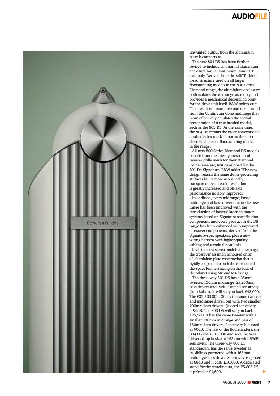 Hi-Fi Choice Preview Pages