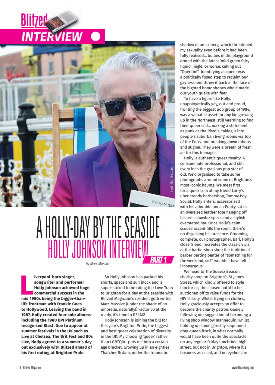 Blitzed Magazine Preview Pages
