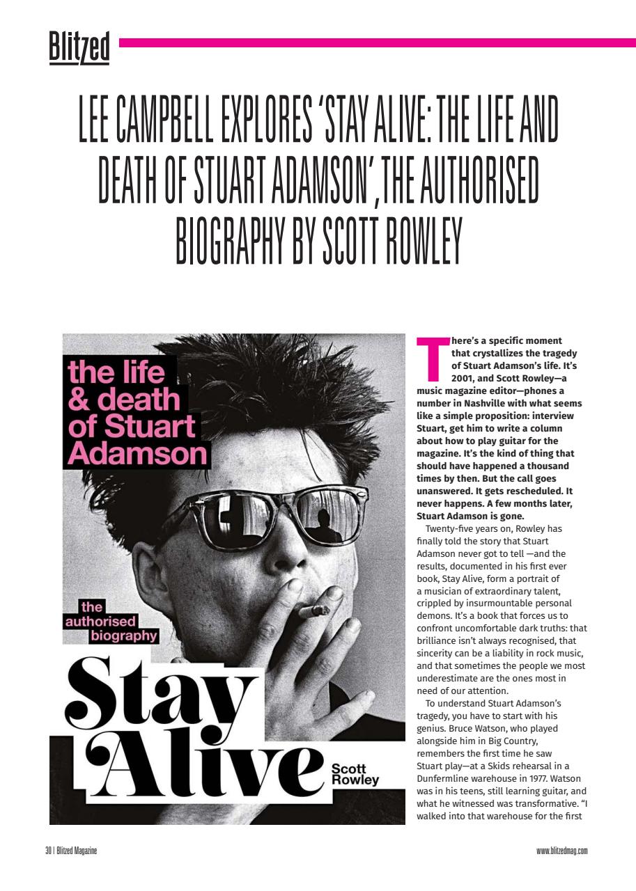 Blitzed Magazine Preview Pages