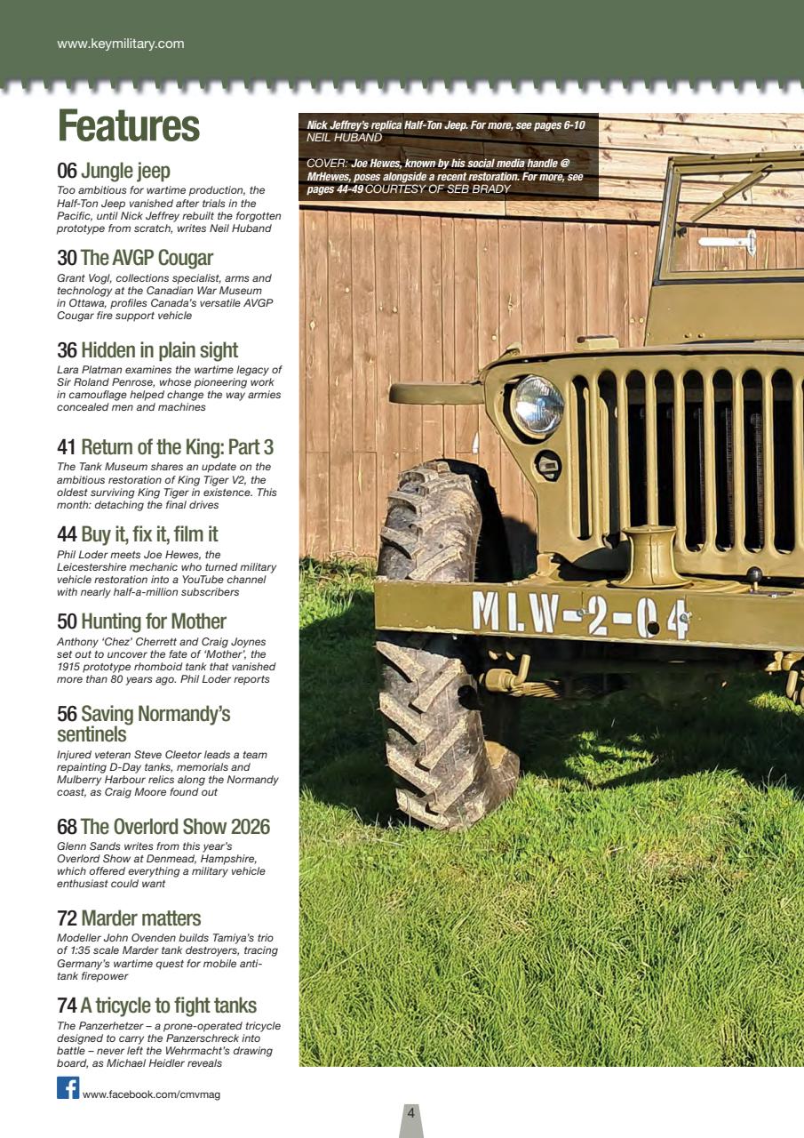 Classic Military Vehicle Preview Pages