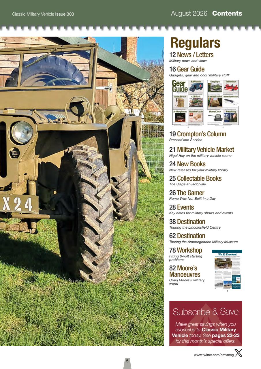 Classic Military Vehicle Preview Pages
