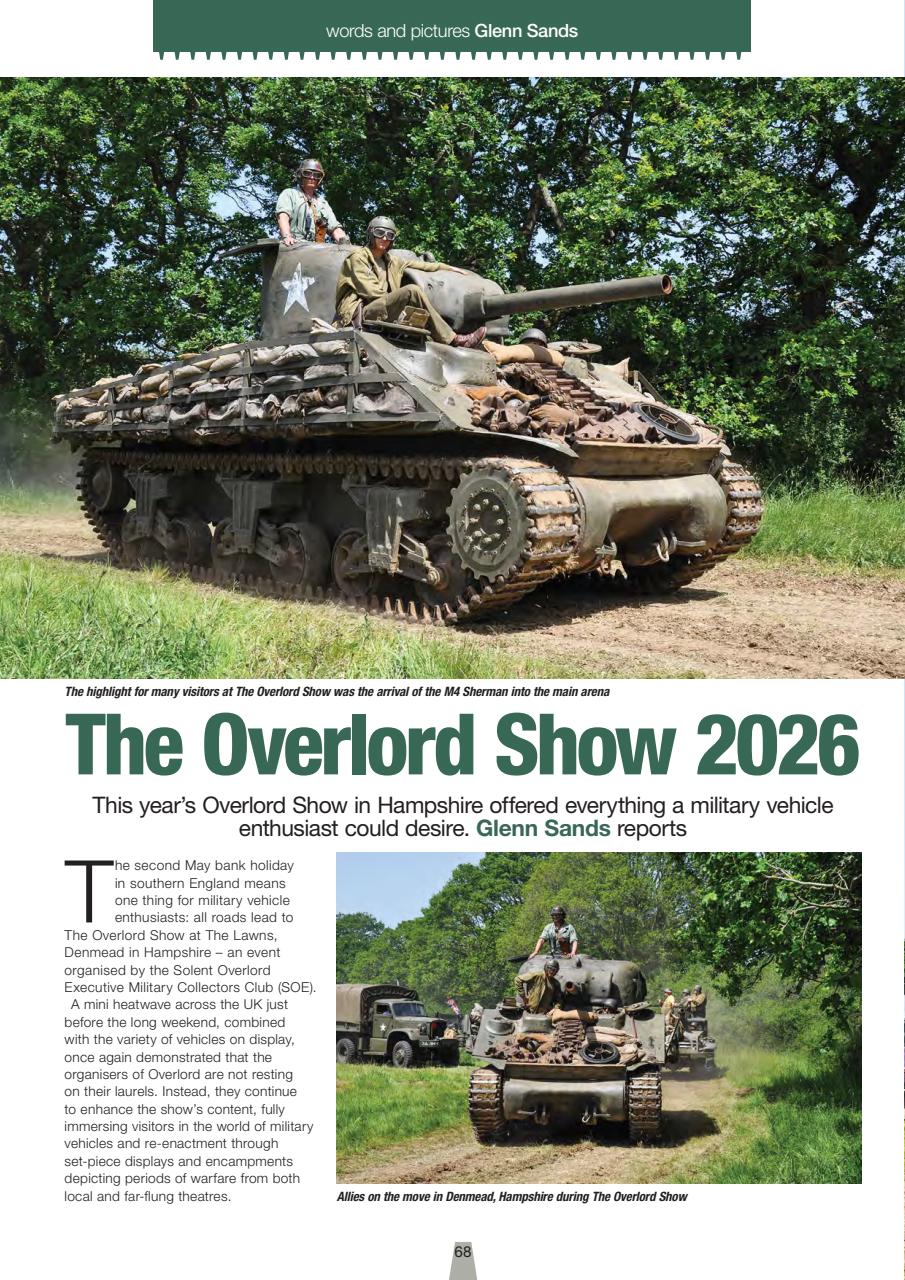 Classic Military Vehicle Preview Pages