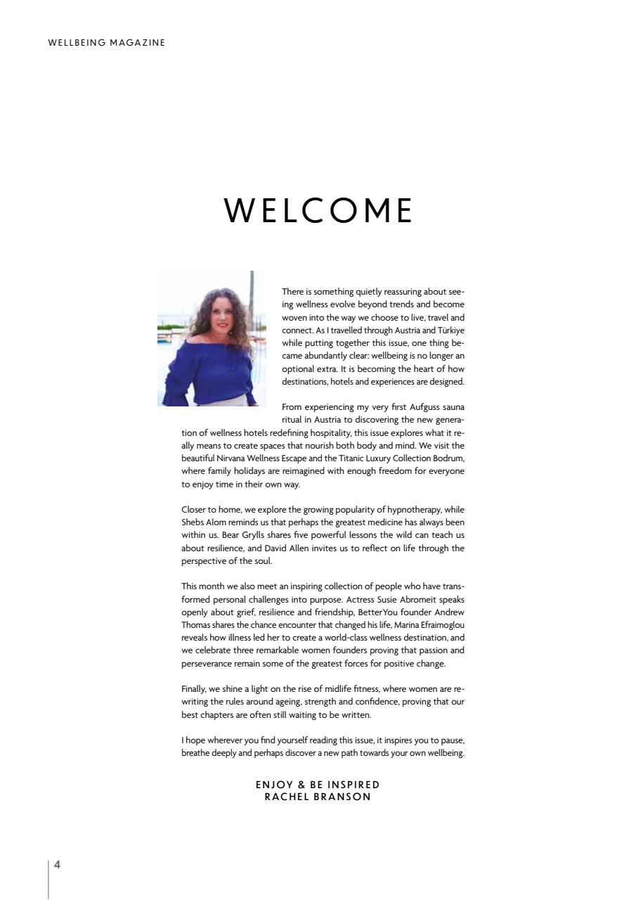 Wellbeing Magazine Preview Pages