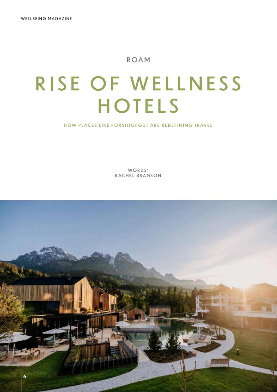 Wellbeing Magazine Preview Pages