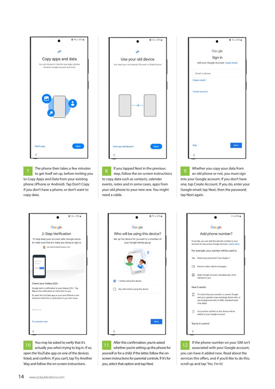 Android Smartphones & Tablets The Complete Manual Preview Pages