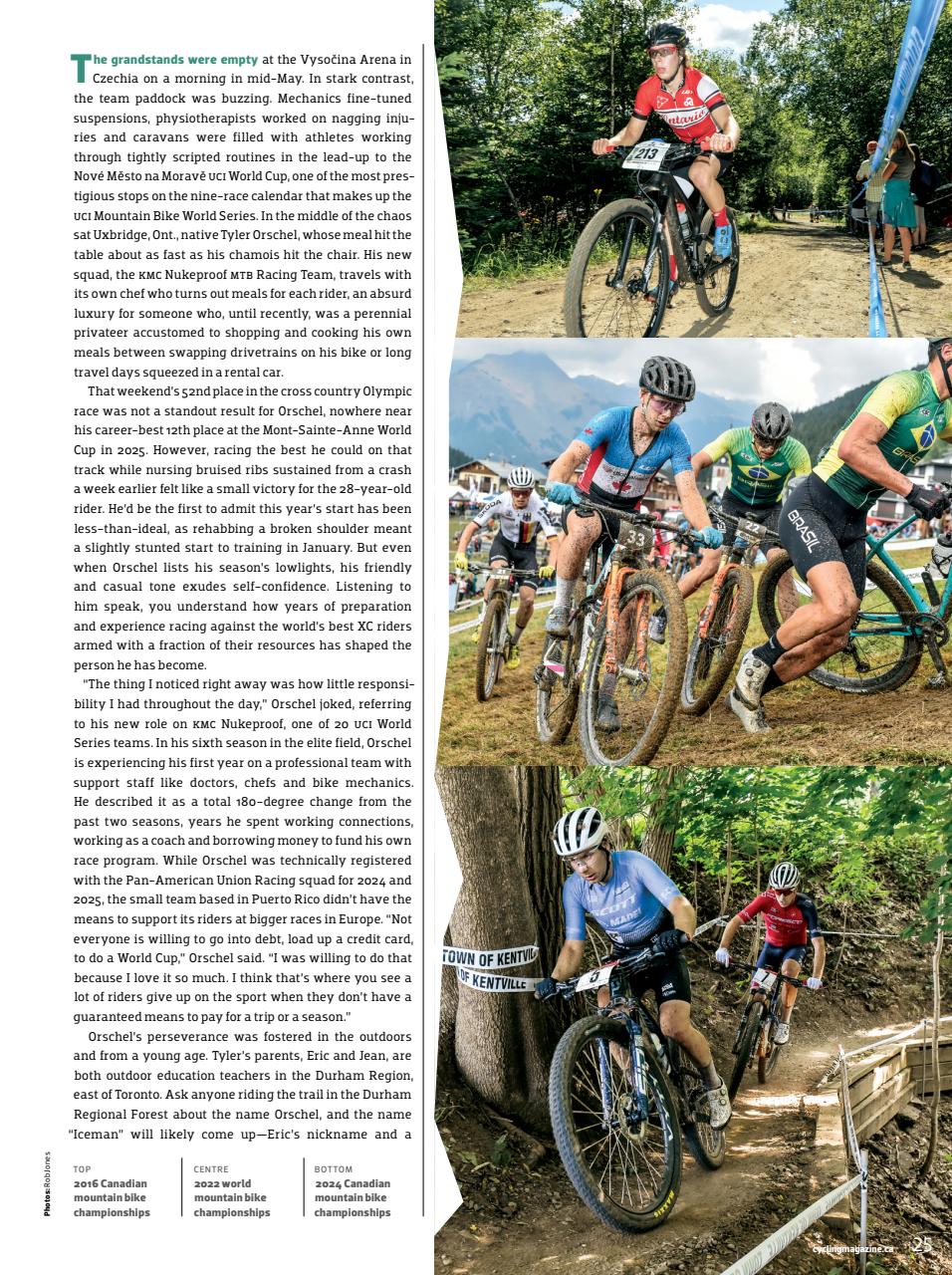 Canadian Cycling Magazine Preview Pages
