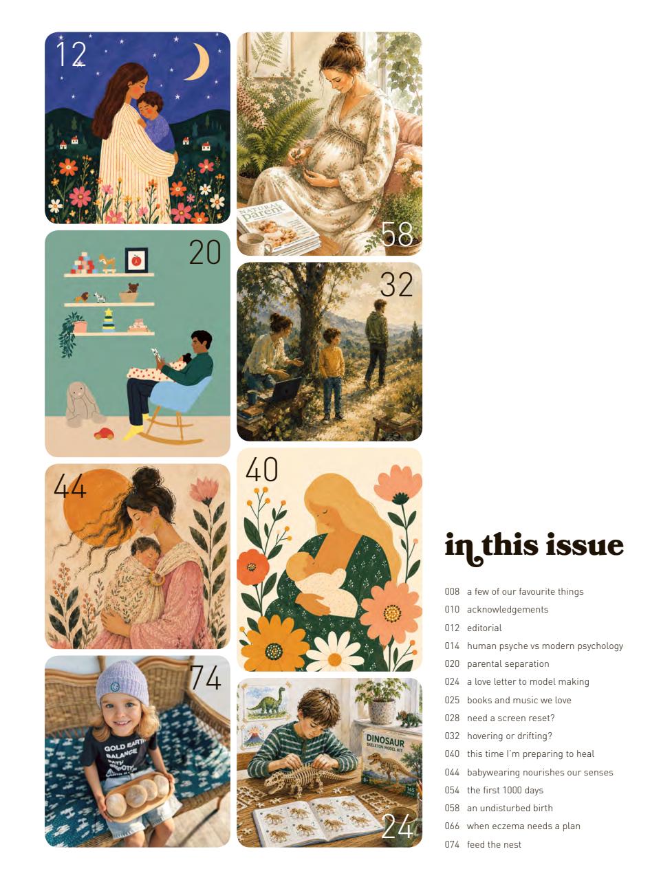 The Natural Parent Magazine Preview Pages