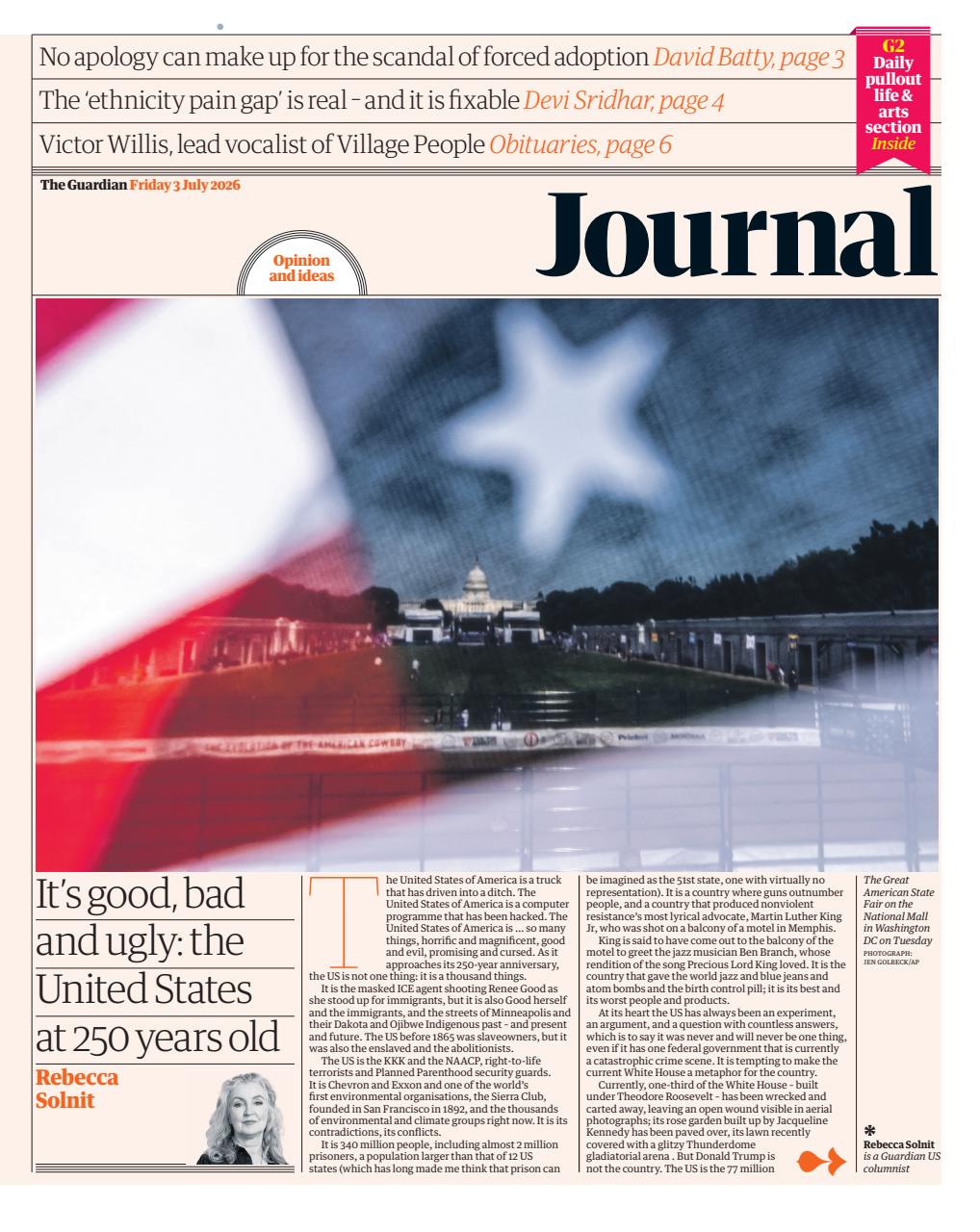 The Guardian Newspaper Preview Pages
