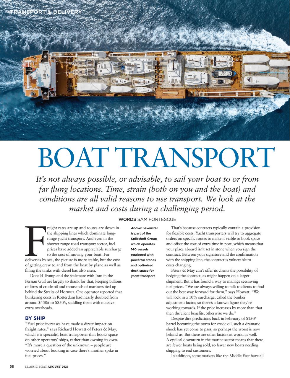 Classic Boat Preview Pages