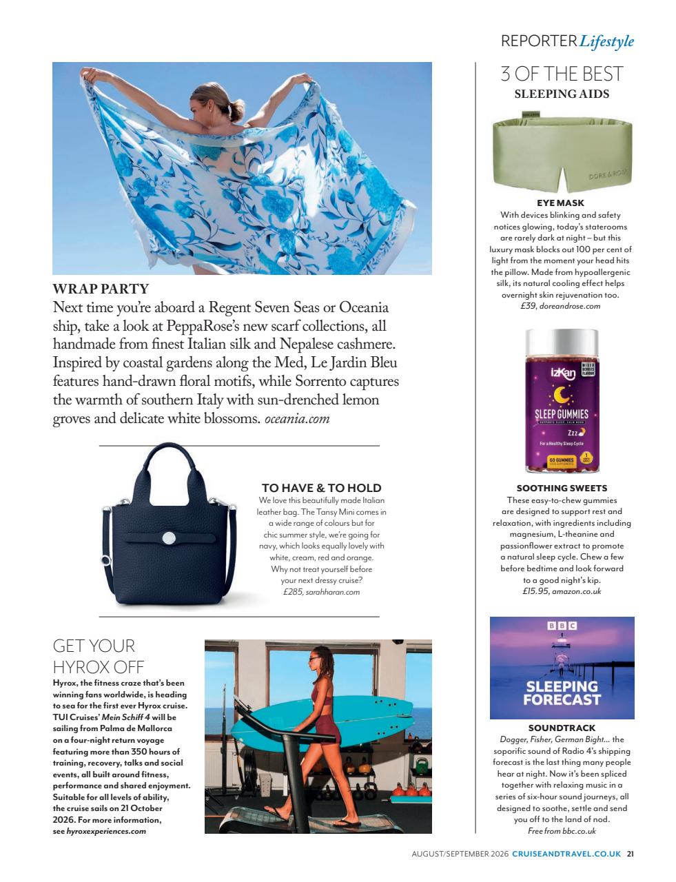 Cruise & Travel Preview Pages