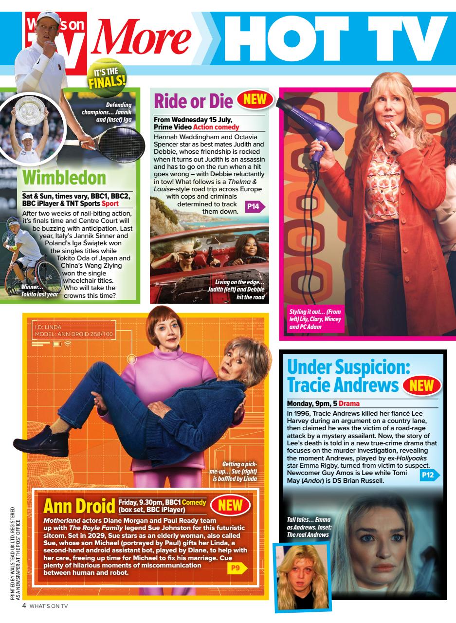 What's on TV Preview Pages