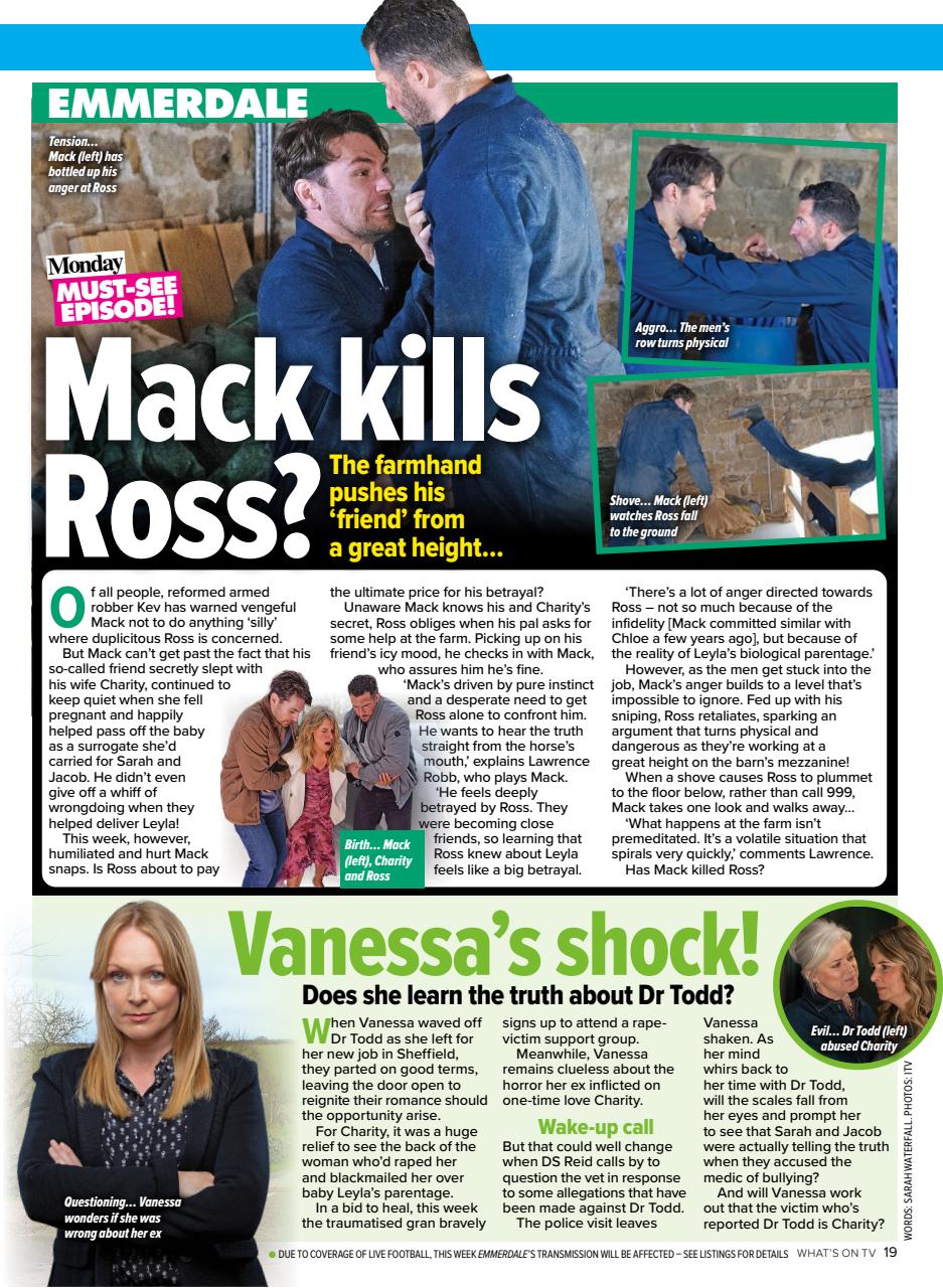 What's on TV Preview Pages