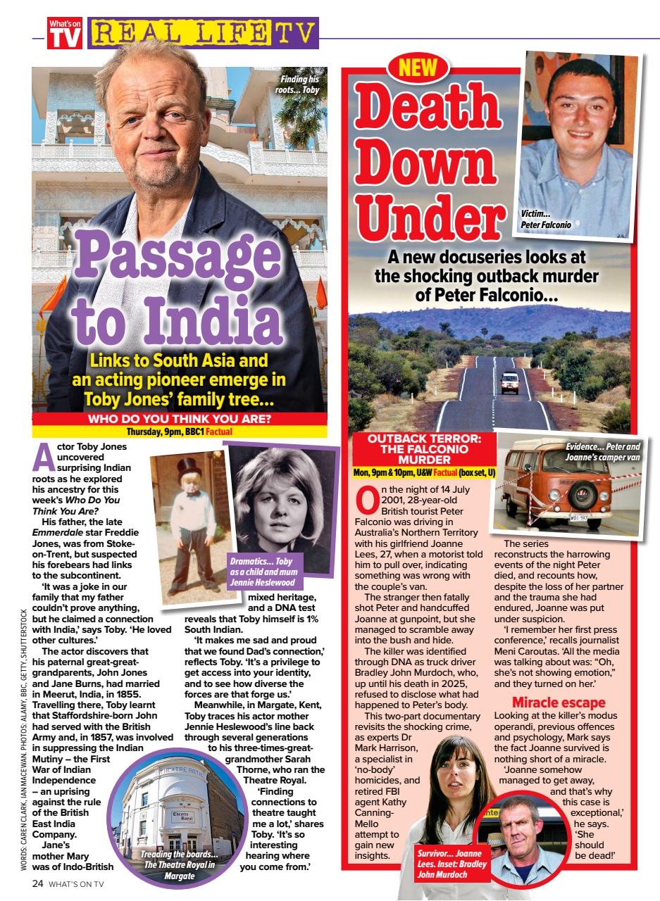 What's on TV Preview Pages