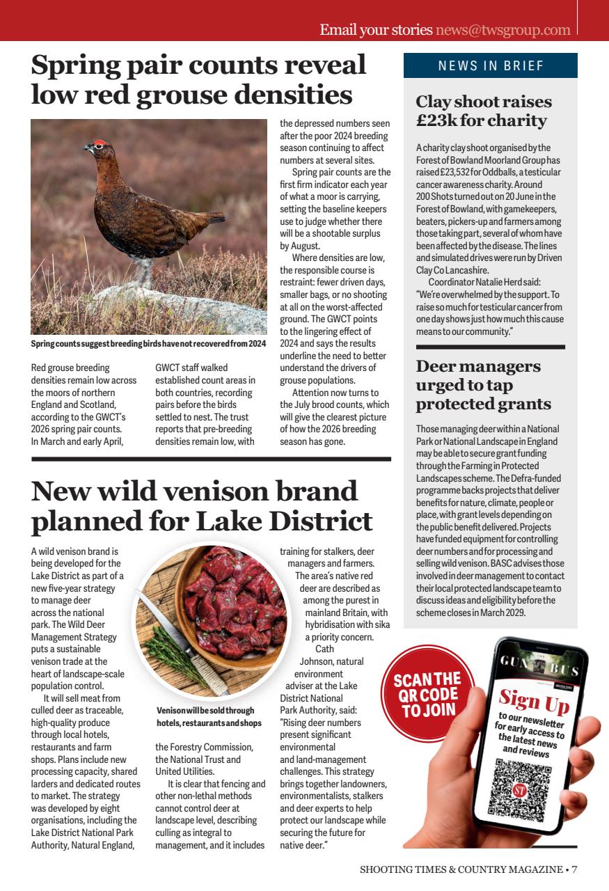 Shooting Times & Country Preview Pages