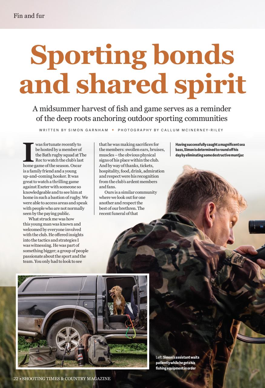 Shooting Times & Country Preview Pages
