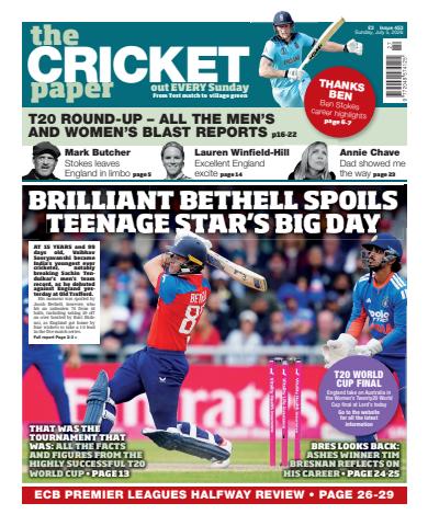 The Cricket Paper issue 5th July 2026