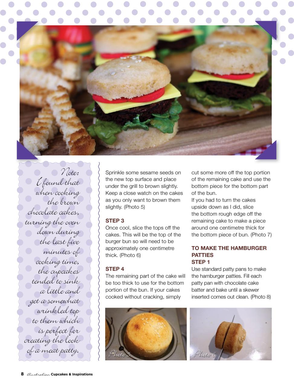 Australian Cupcakes and Inspirations Preview Pages