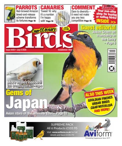 Cage & Aviary Birds issue 8th July 2026