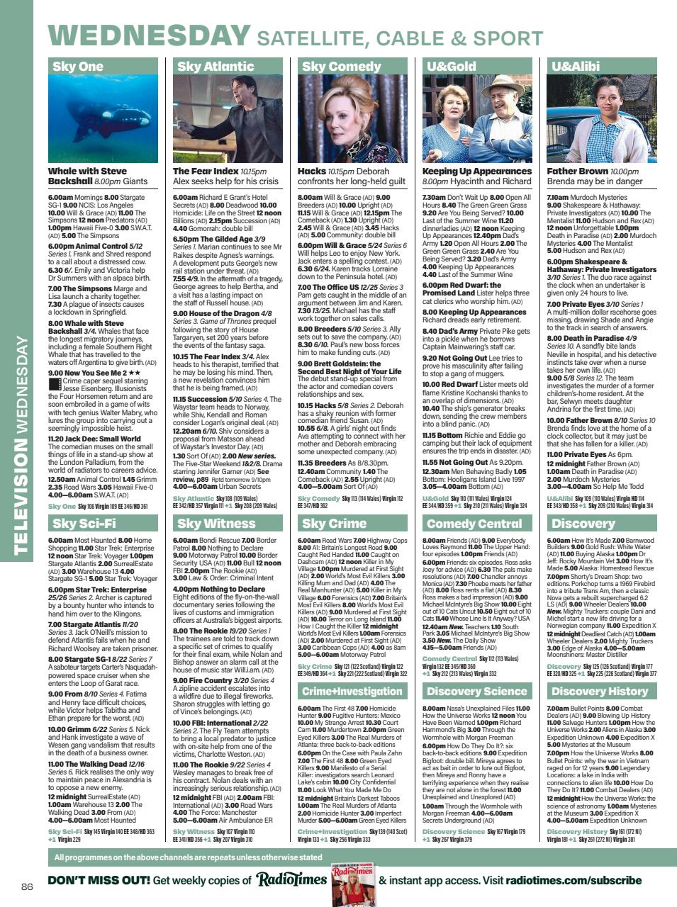 Radio Times Preview Pages