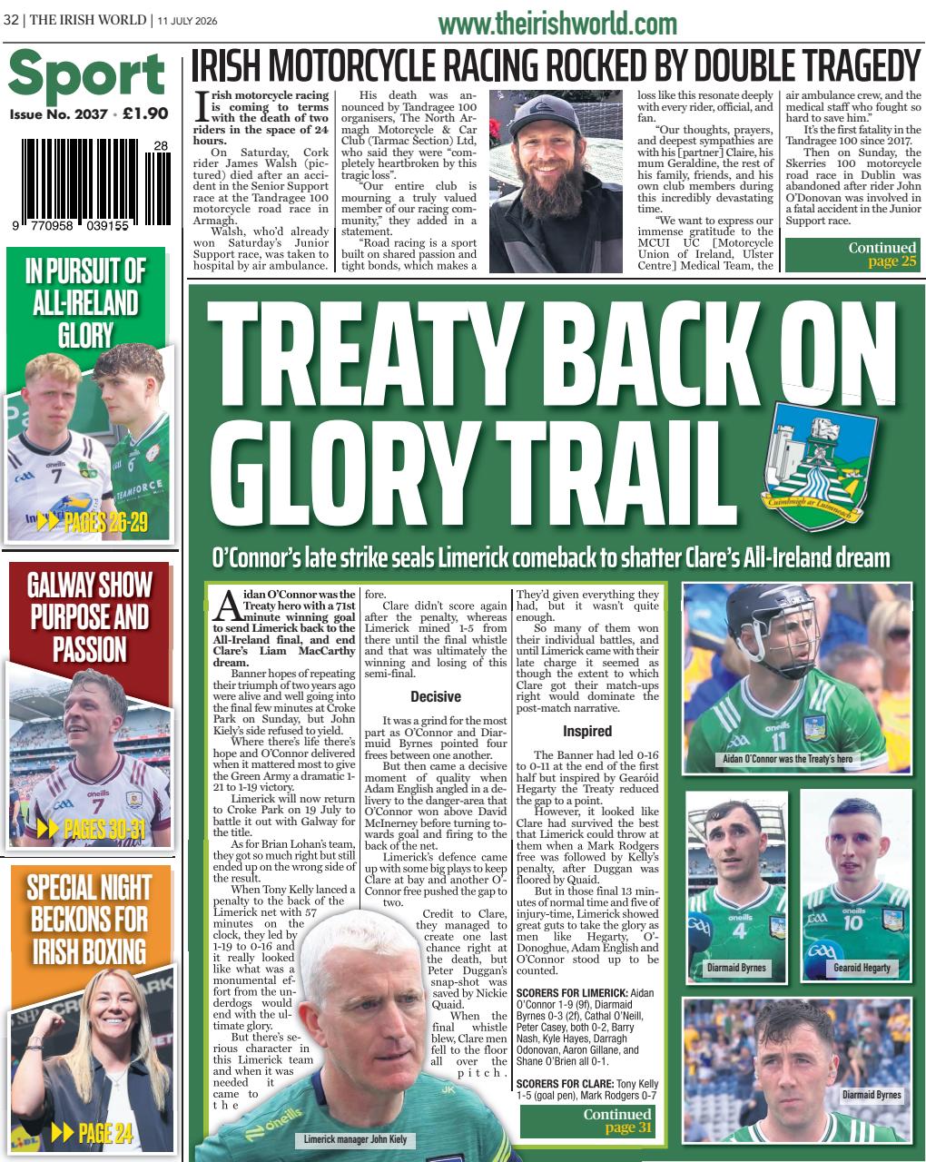 Irish World Preview Pages
