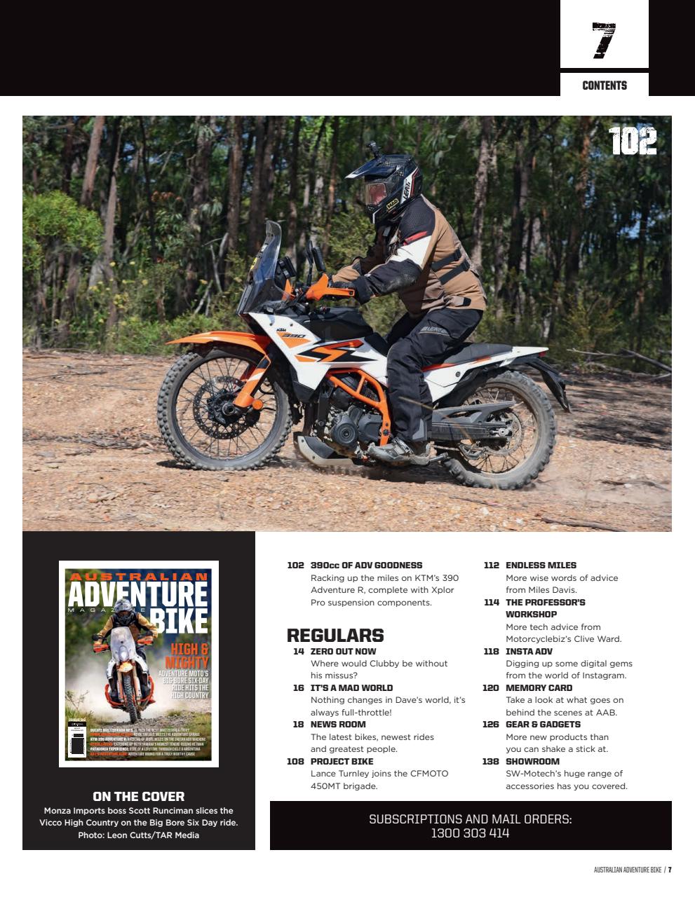 Australian Adventure Bike Preview Pages