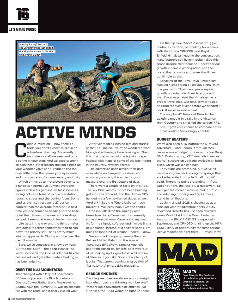 Australian Adventure Bike Preview Pages