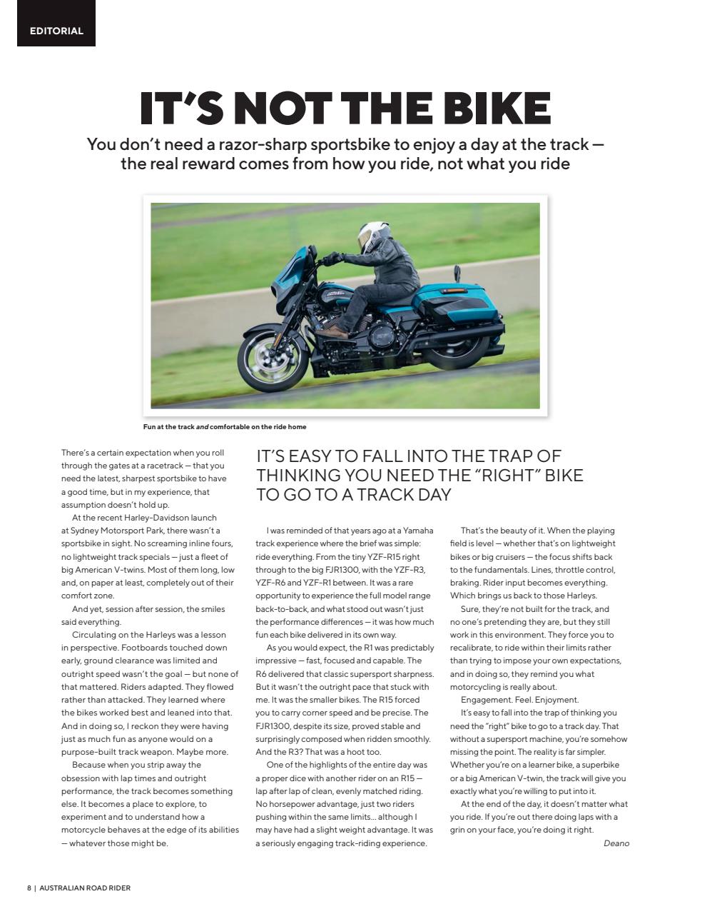 Australian Road Rider Preview Pages