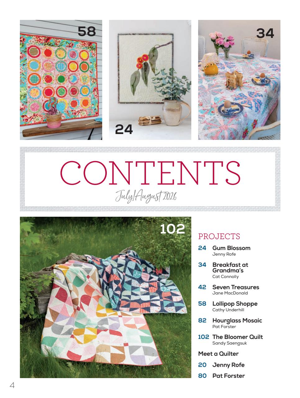 Quilters Companion Preview Pages