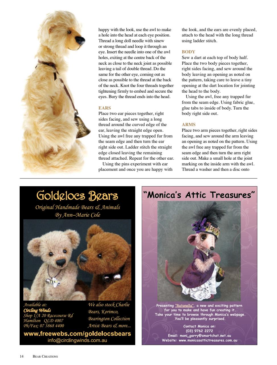 Bear Creations Preview Pages