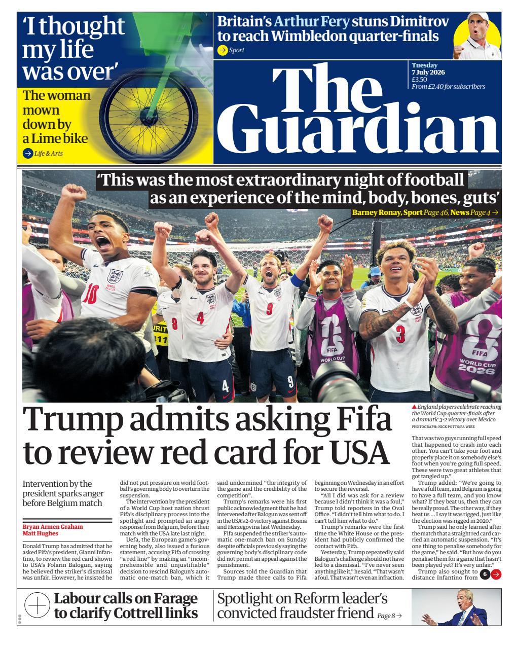 The Guardian Newspaper Preview Pages