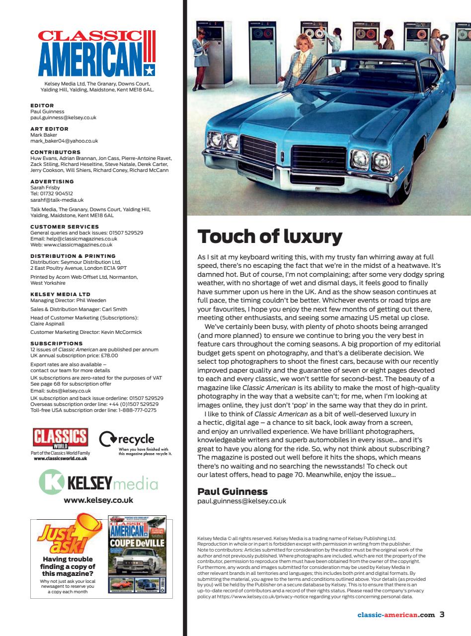 Classic American Magazine Preview Pages