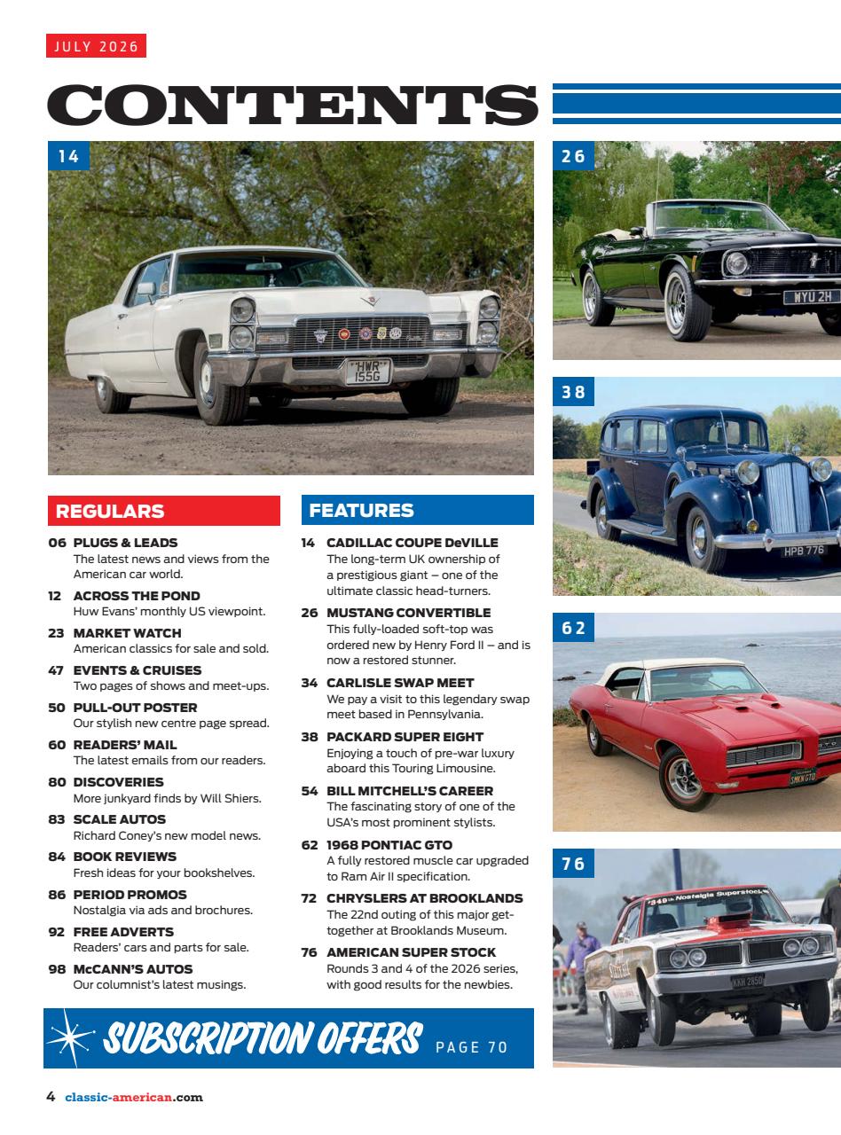 Classic American Magazine Preview Pages