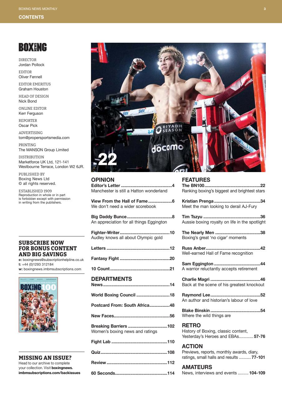 Boxing News Preview Pages