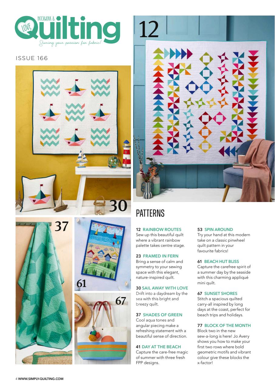 Love Patchwork & Quilting Preview Pages