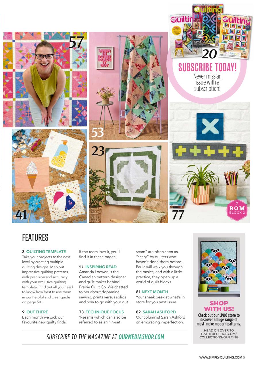 Love Patchwork & Quilting Preview Pages