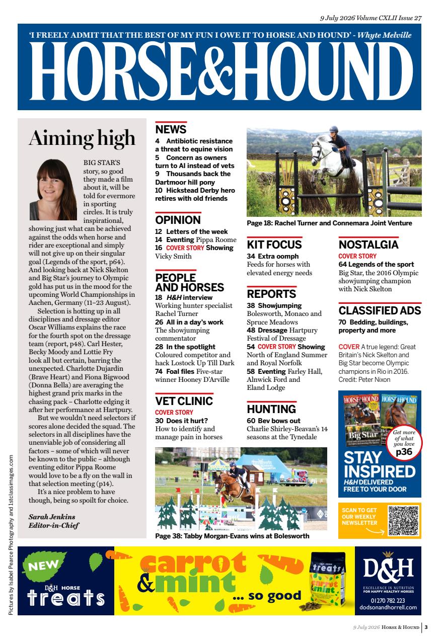 Horse & Hound Preview Pages