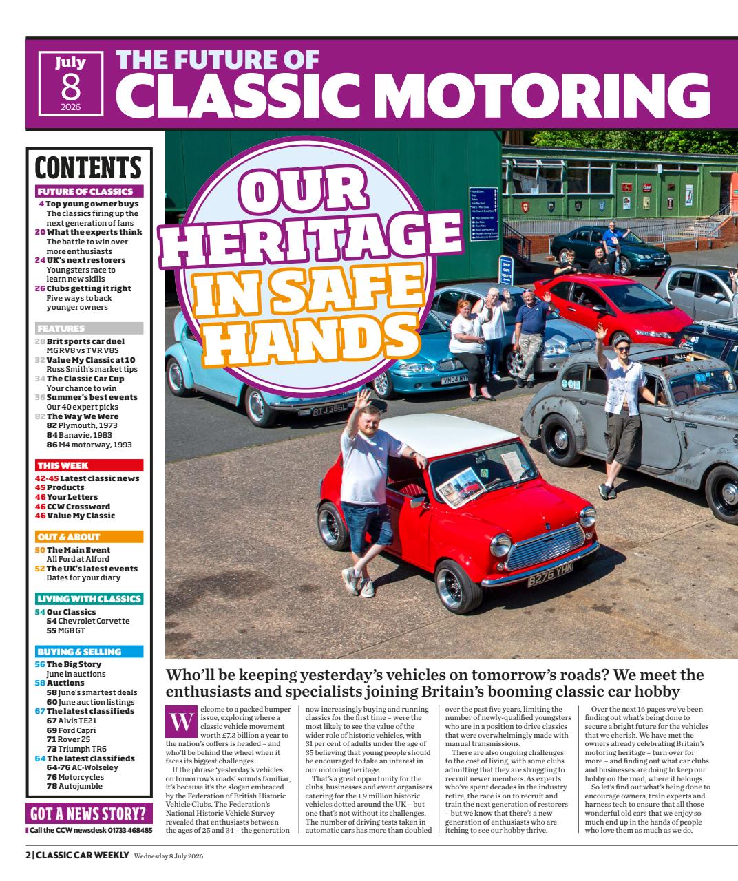 Classic Car Weekly Preview Pages