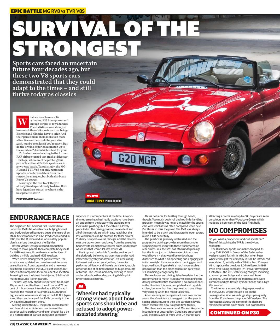 Classic Car Weekly Preview Pages
