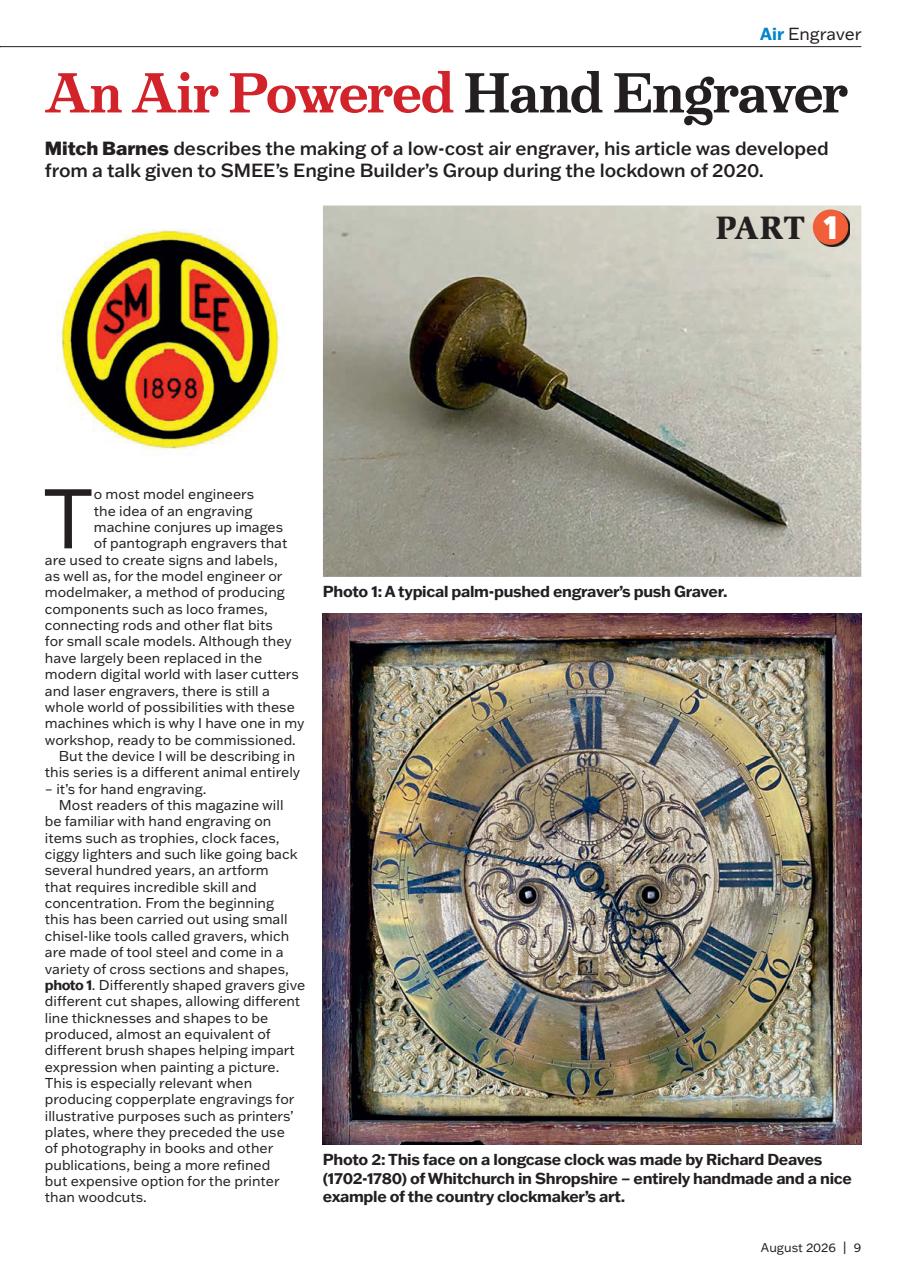 Model Engineer & Workshop Magazine Preview Pages