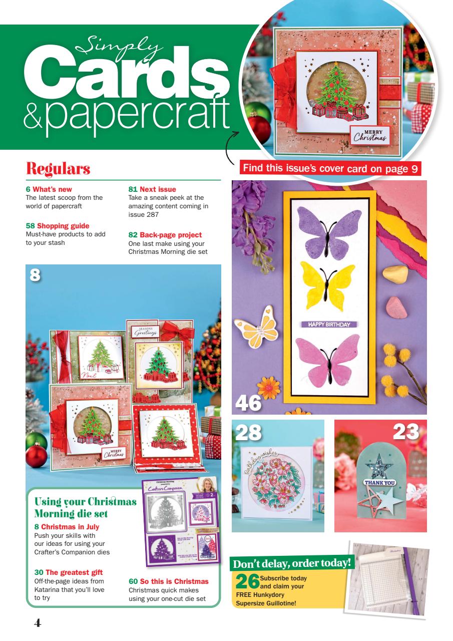 Simply Cards & Papercraft Preview Pages