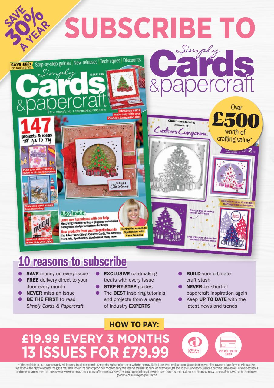 Simply Cards & Papercraft Preview Pages