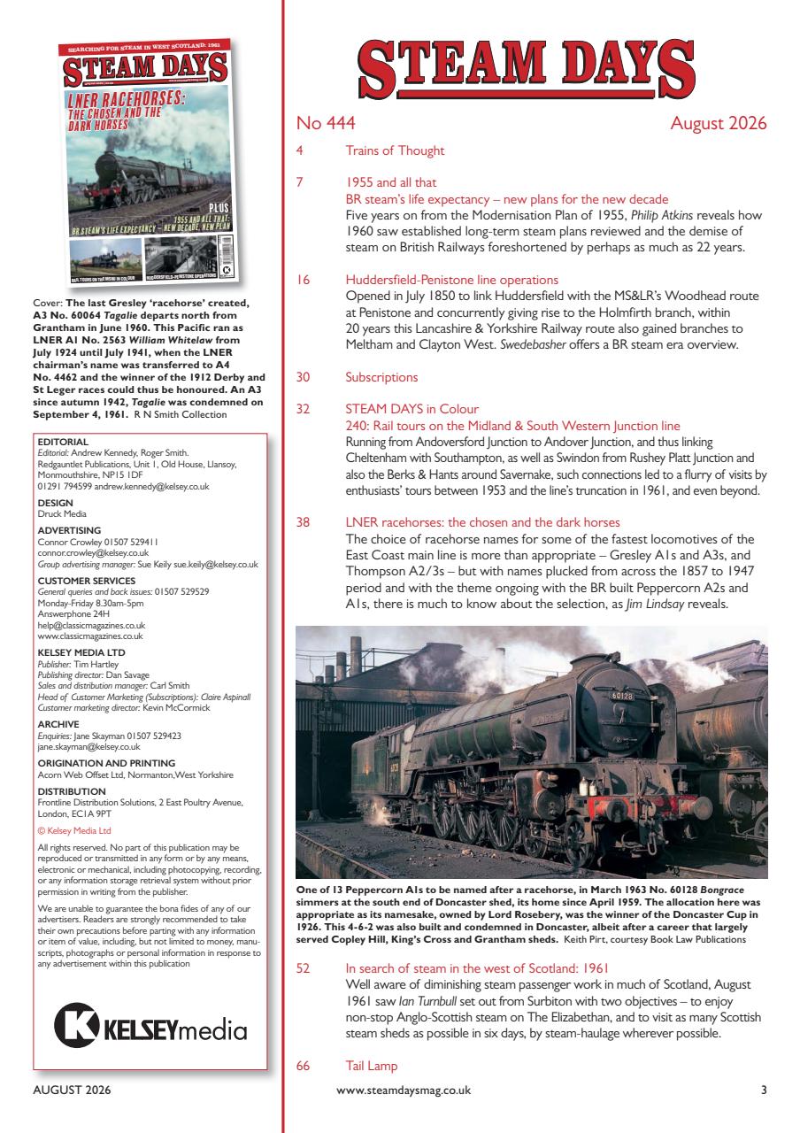 Steam Days Preview Pages