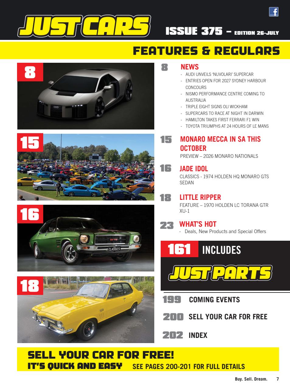 JUST CARS Preview Pages