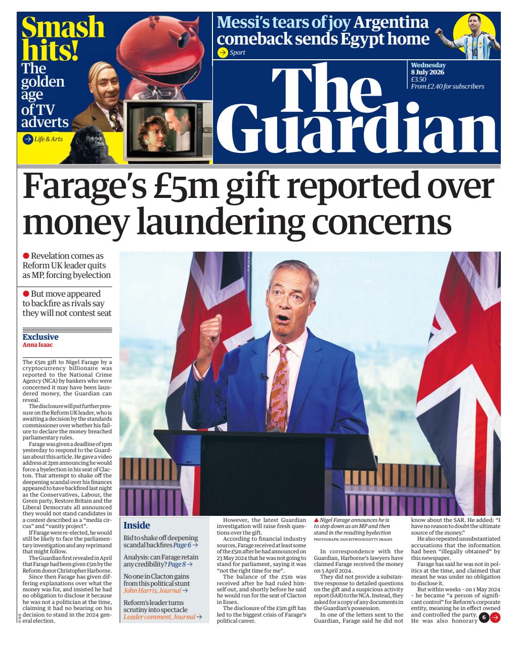 The Guardian Newspaper Preview Pages