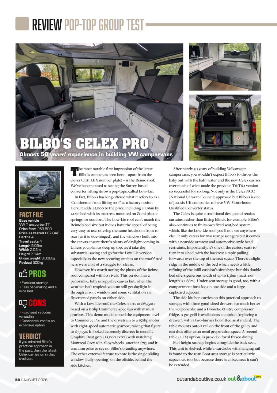 Campervan Preview Pages