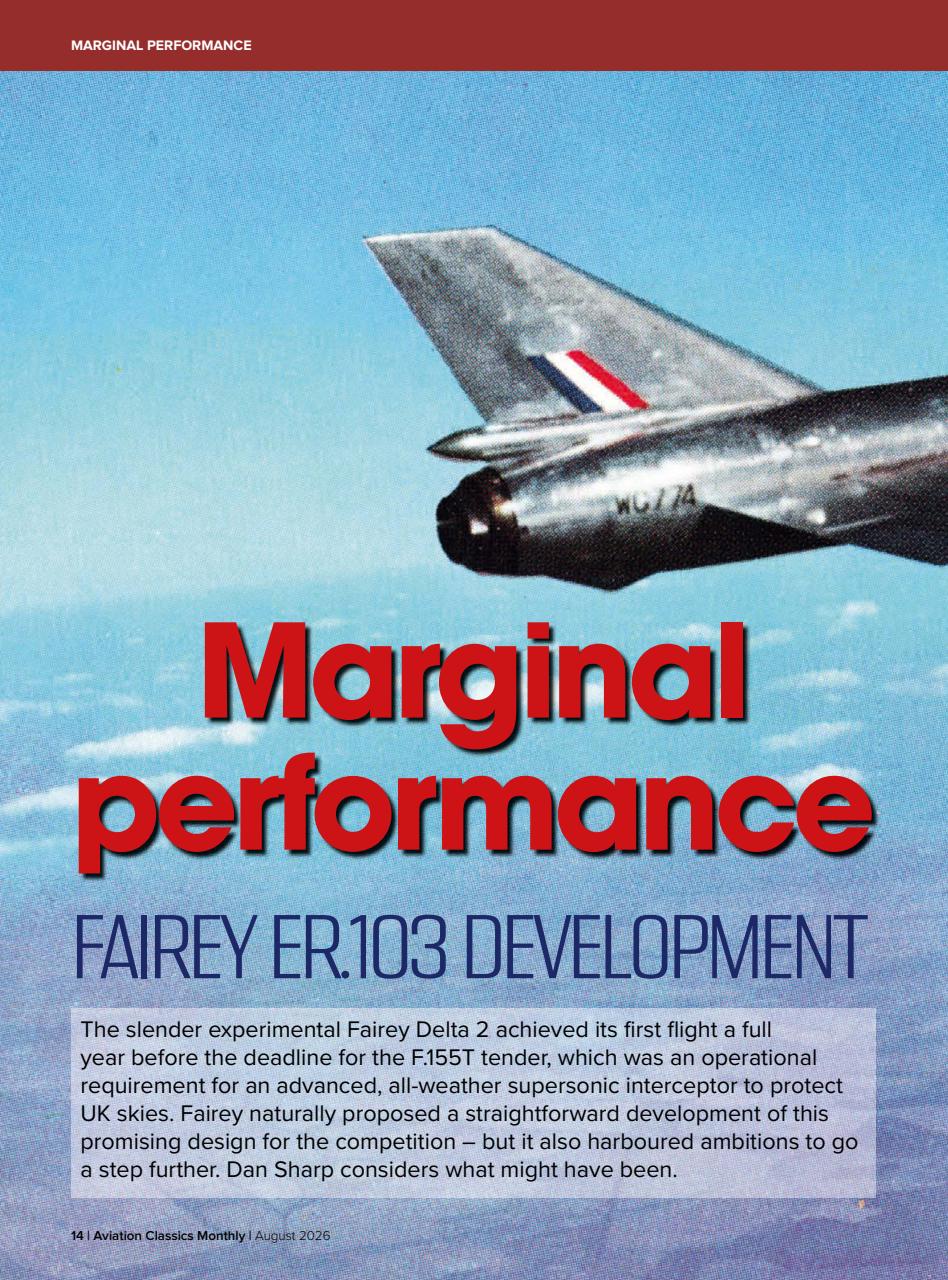Aviation Classics Monthly Preview Pages