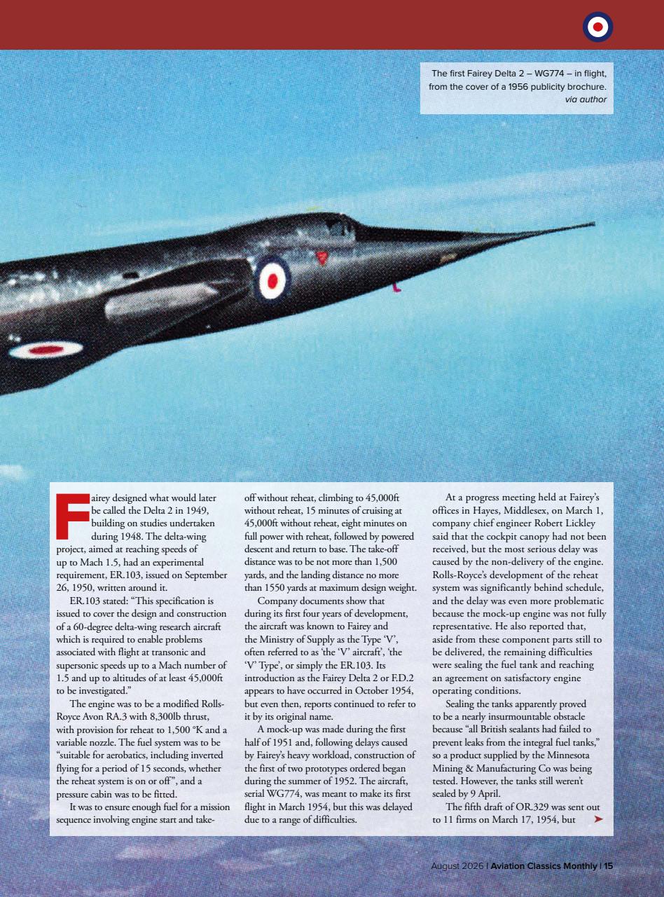 Aviation Classics Monthly Preview Pages