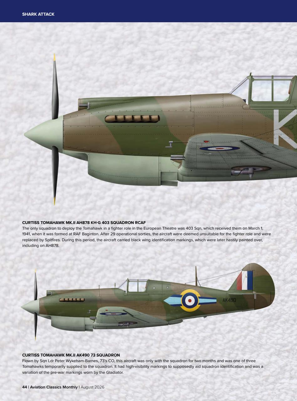 Aviation Classics Monthly Preview Pages