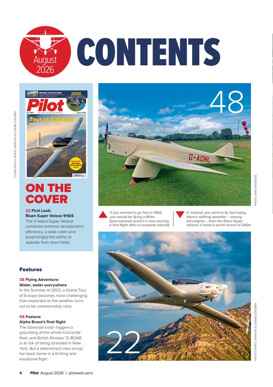 Pilot Preview Pages