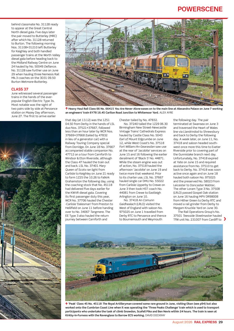 Rail Express Preview Pages